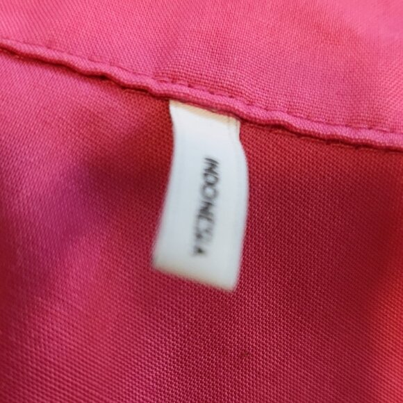Foxcroft for Appleseeds Wrinkle Free 18W Pink Fuchsia Long Sleeve Shirt Top - Picture 5 of 5